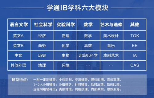 上海有名的IB国际高中教育培训机构是授课内容